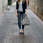Smythe Blazer and Boden Breton Stripe Tee