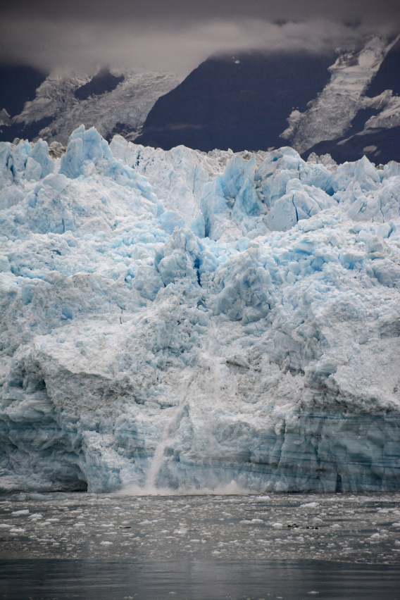 Blue Hubbard Glacier Calving