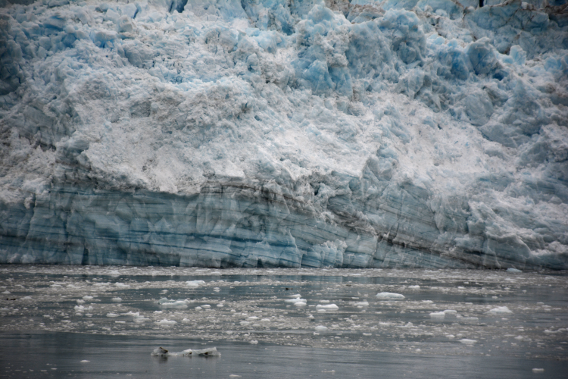 Blue Stripe Vein Hubbard Glacier Alaska