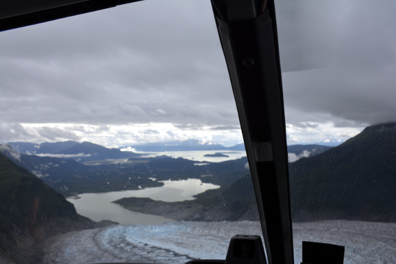 Helicopter Takeoff Mendenhall Glacier