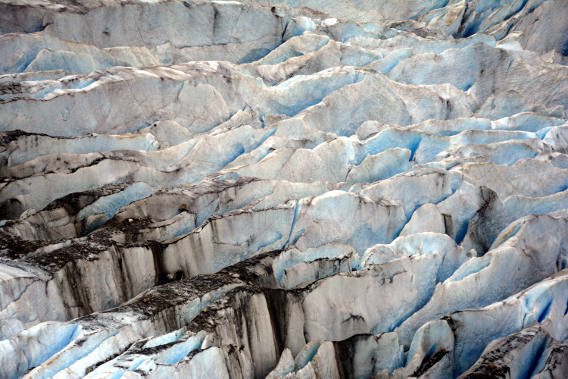 Herbert Glacier Ice Gorges