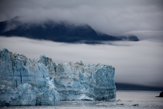 Misty Hubbard Glacier September 2014