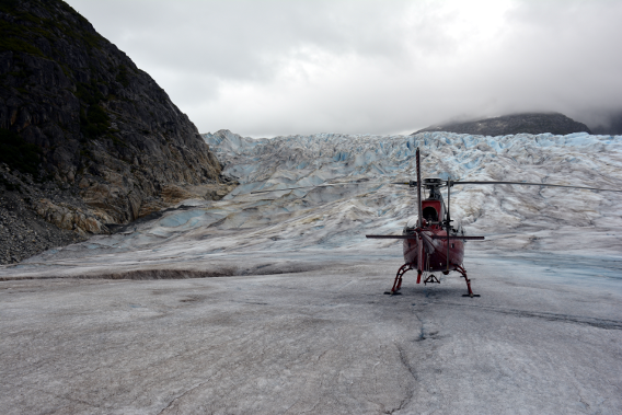 Temsco Helicopter Herbert Glacier Landing