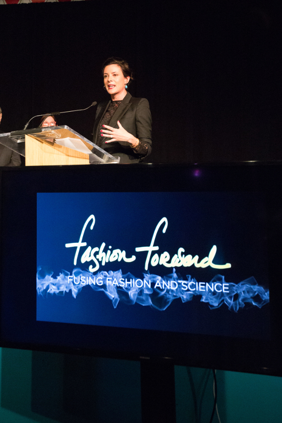 Garance Doré at the Fashion Forward Event at Chicago's Museum of Science and Industry, November 2014
