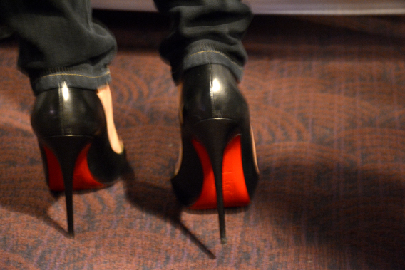 Christian Louboutins at Project Runway Launch Party