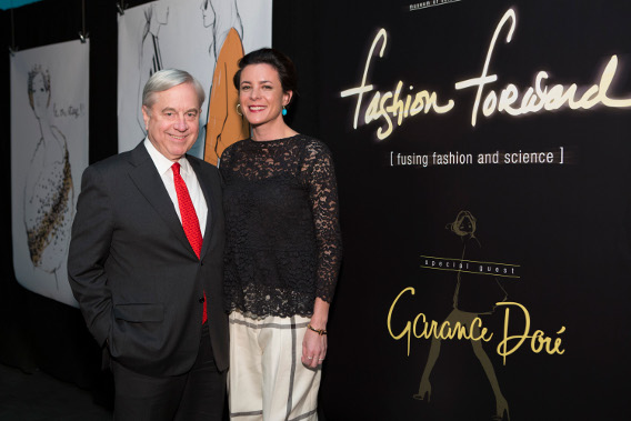 David Mosena, Garance Doré at the Fashion Forward Event at the Museum of Science and Industry