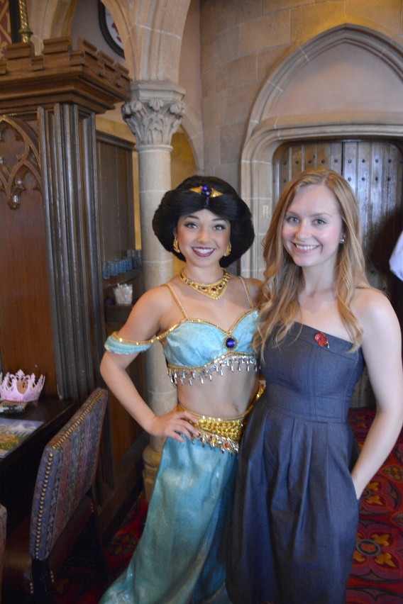 Sed Bona with Disney's Jasmine