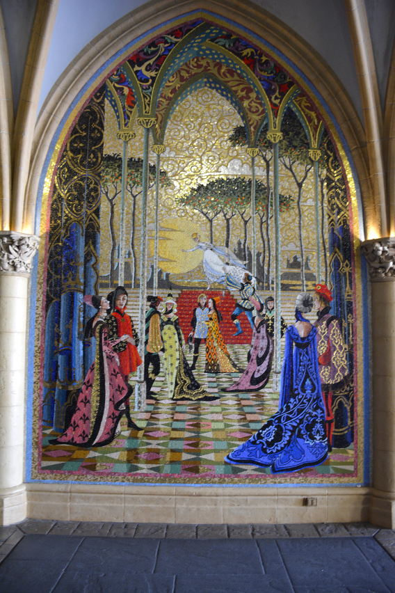 Mosaics in Cinderella's Castle, Disneyworld