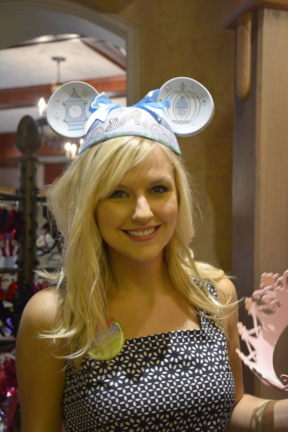 Cinderella Minnie Mouse Ears at Disneyworld