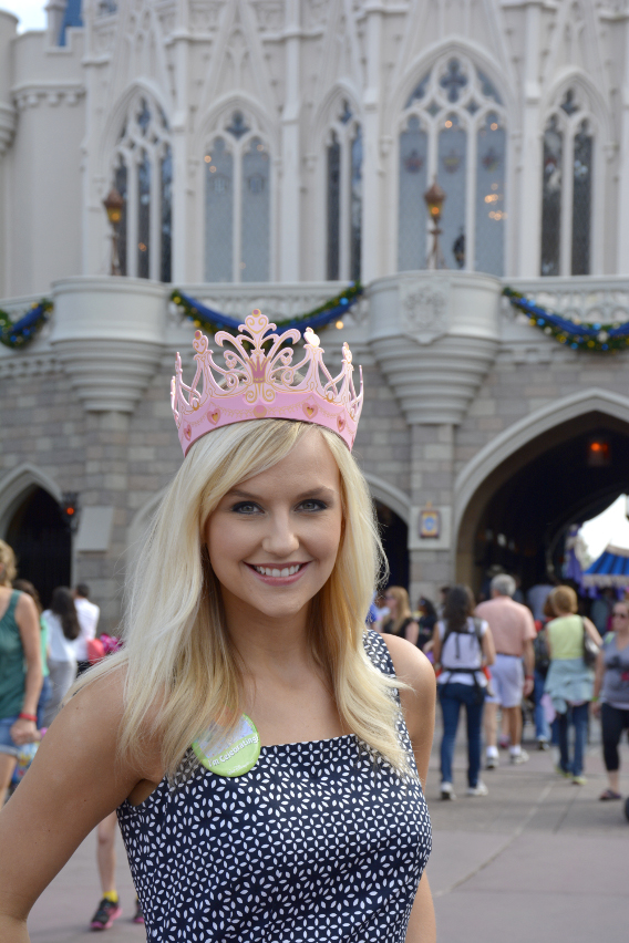 Sed Bona at Cinderella's Castle, Disneyworld