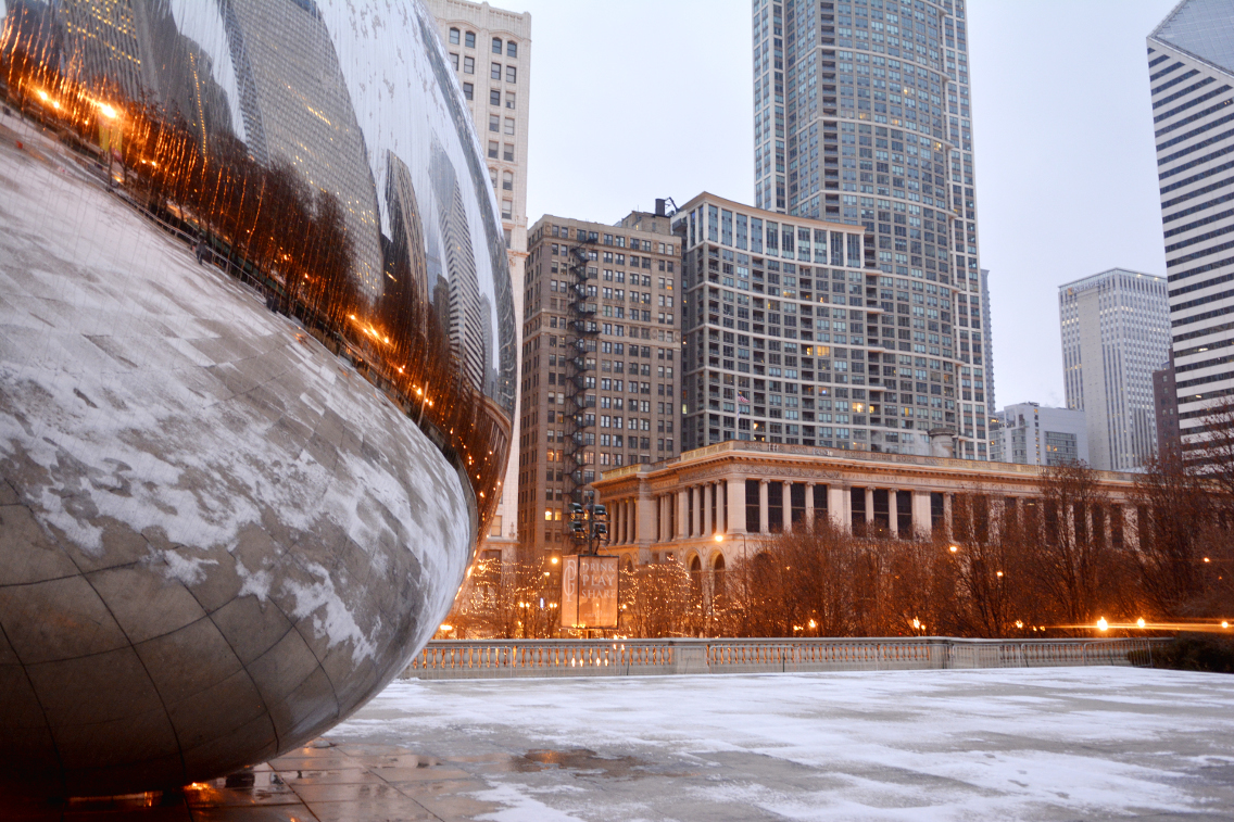 Chicago Millennium Park Cloud Gate The Bean 16