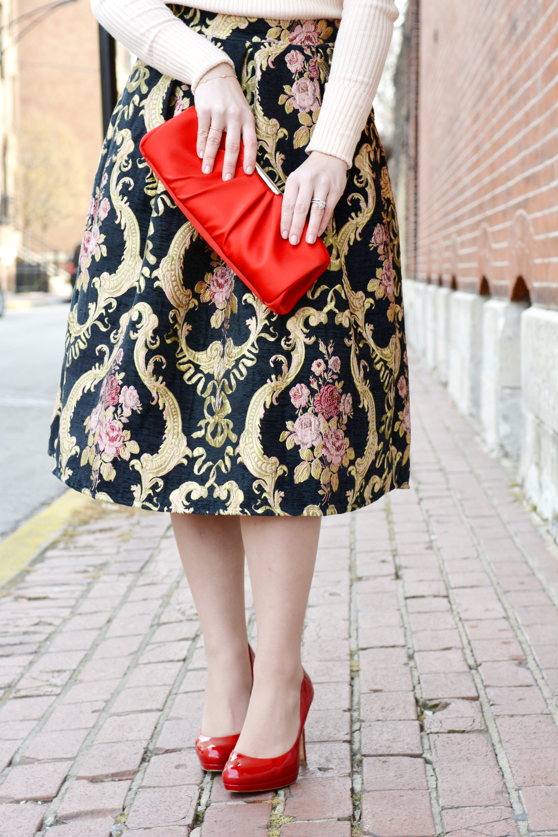 Rococo Rose Red Valentine's Day Outfit 13
