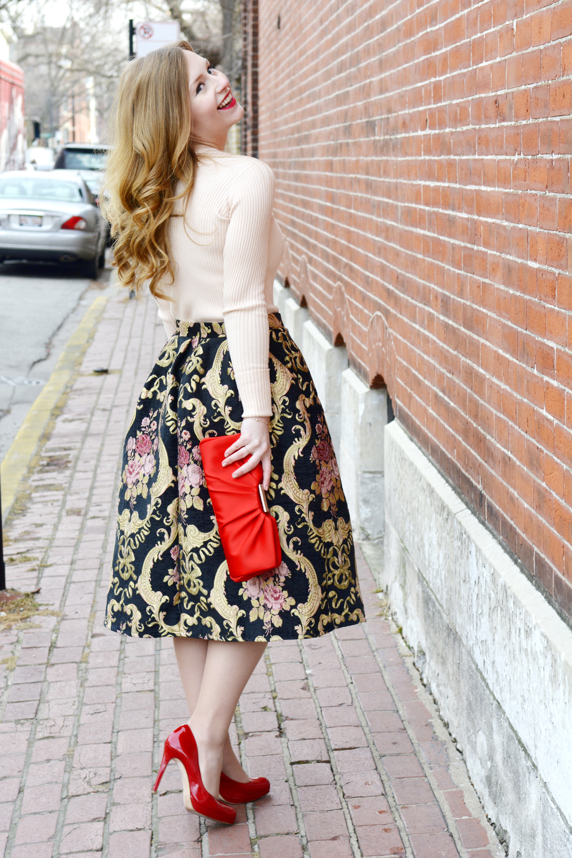 Rococo Rose Red Valentine's Day Outfit 15