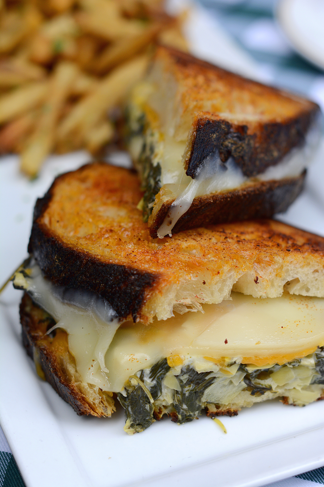 Tortoise Club Spinach and Artichoke Grilled Cheese Sandwich 2