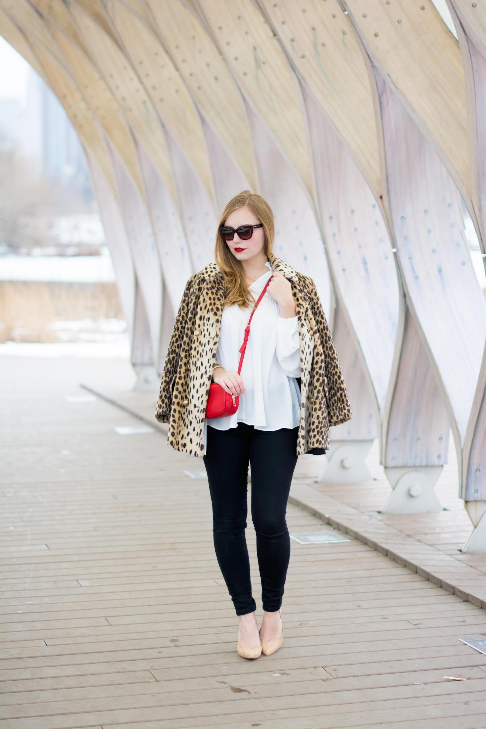 Vintage Winter Style Chicago Blogger