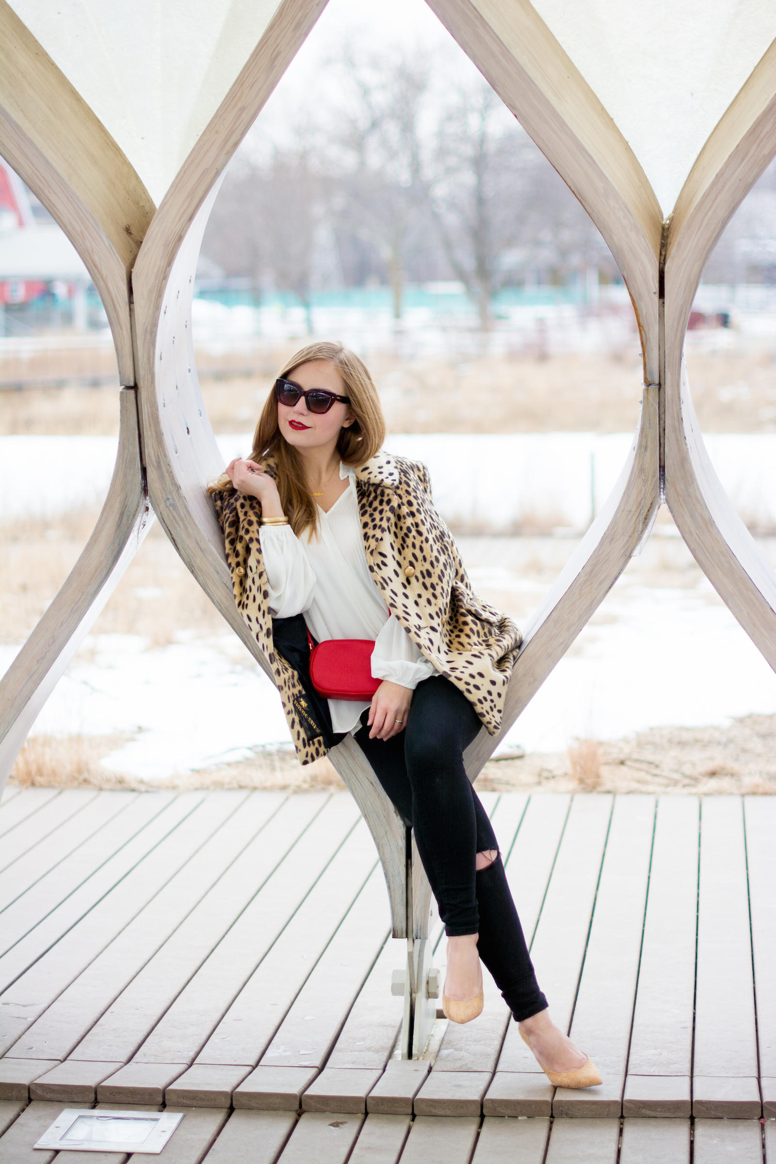 Vintage Winter Style Chicago Blogger