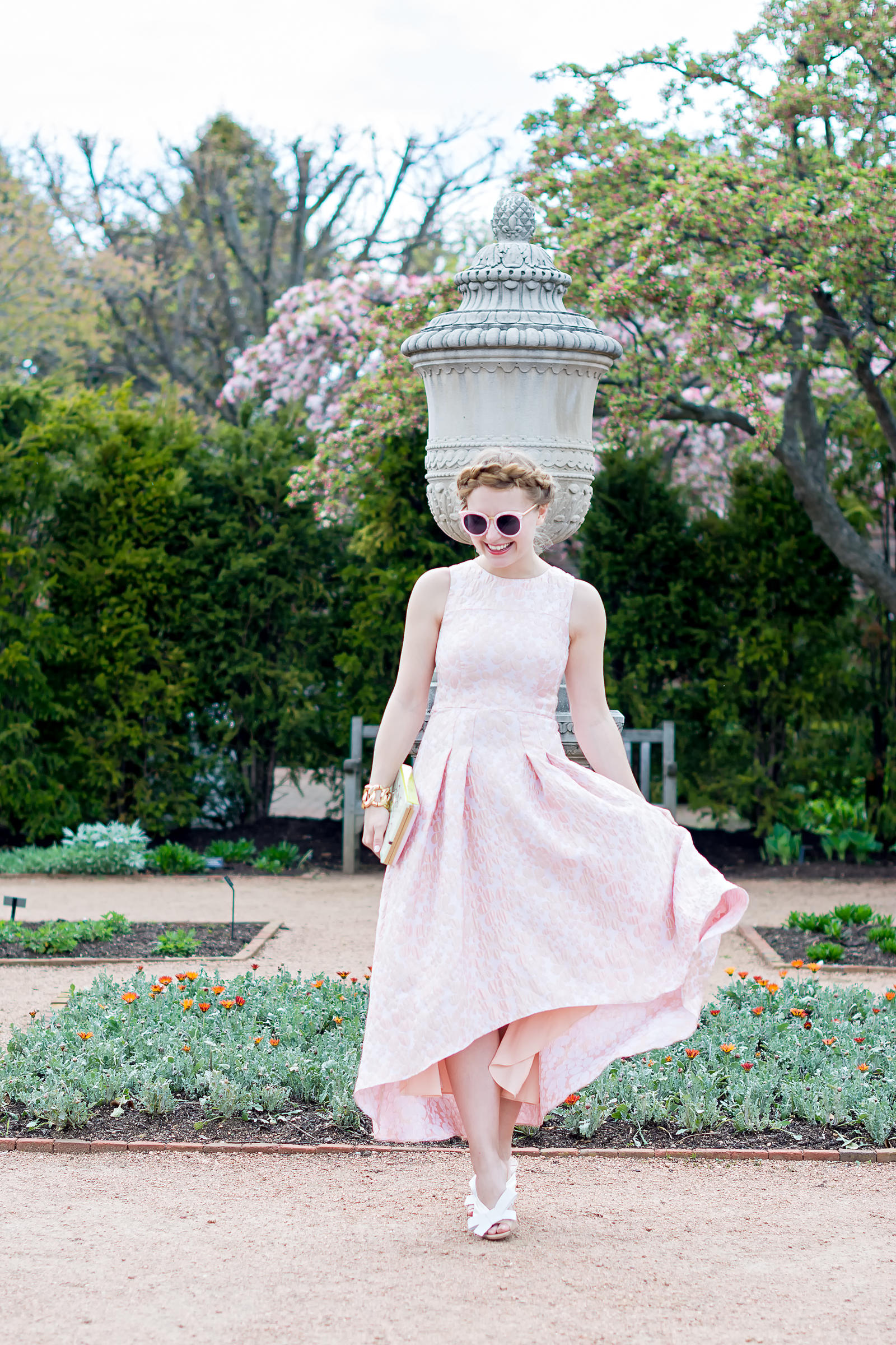Pink Spring Look Inspiration Garden Miu Miu Kate Spade