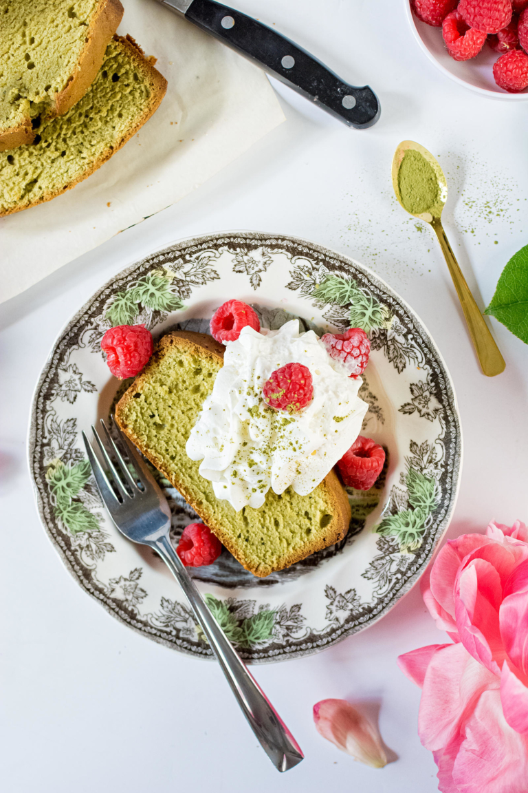 Matcha Green Tea Pound Cake Sed Bona