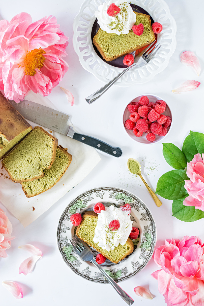 Matcha Green Tea Pound Cake Sed Bona