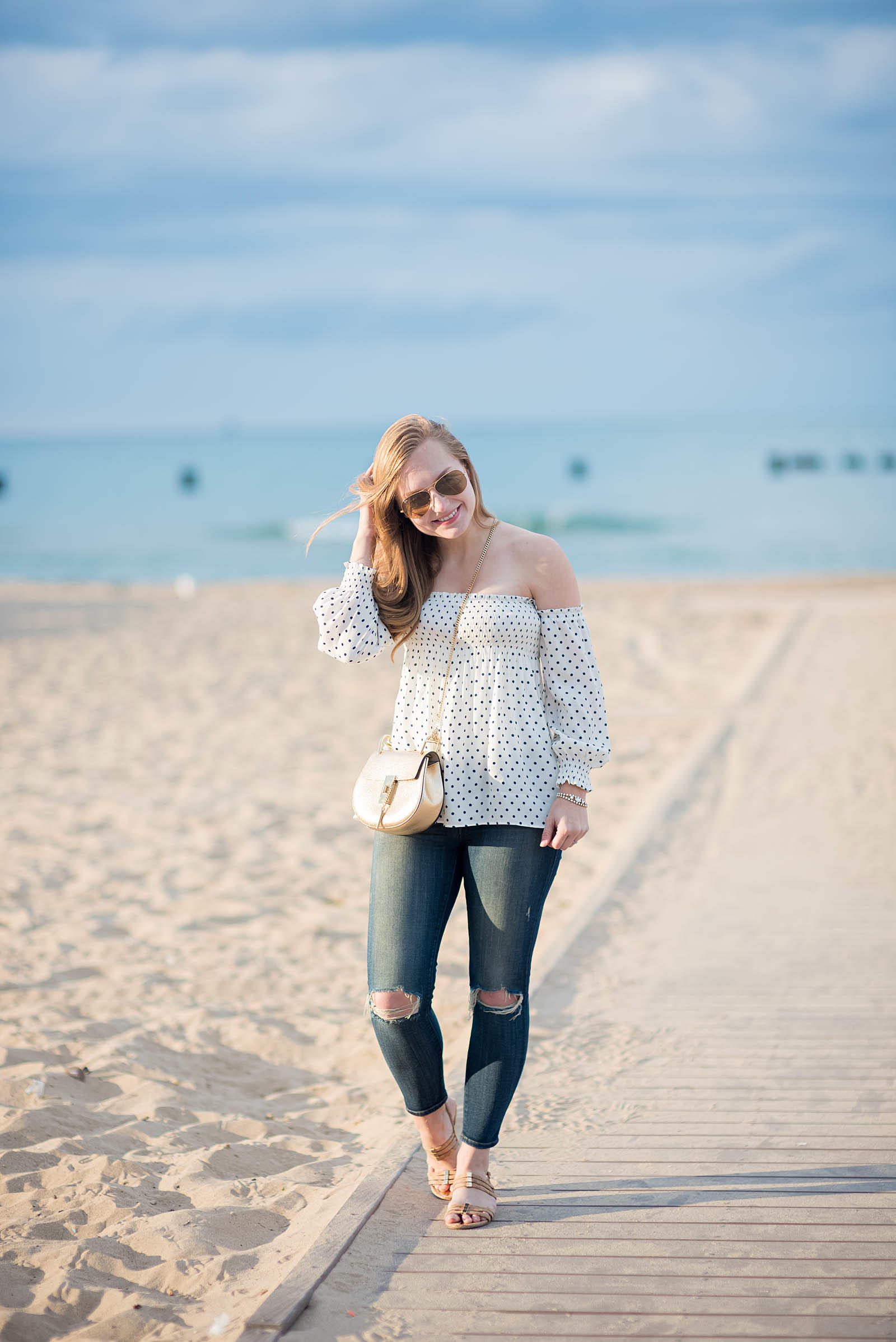 Summer Jeans Beach Outfit Chloe Drew