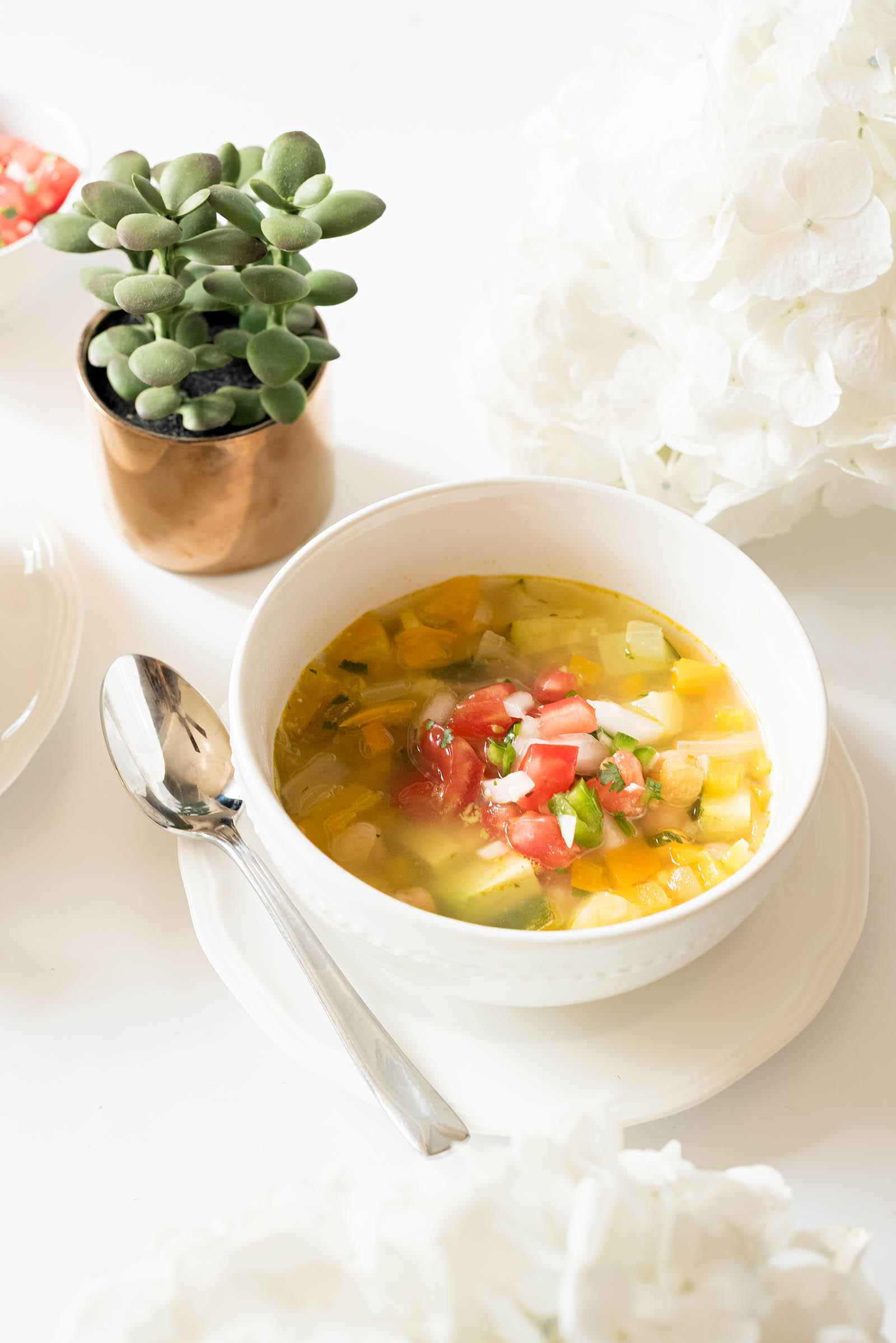 Vegetarian Tlalpeño Soup Recipe
