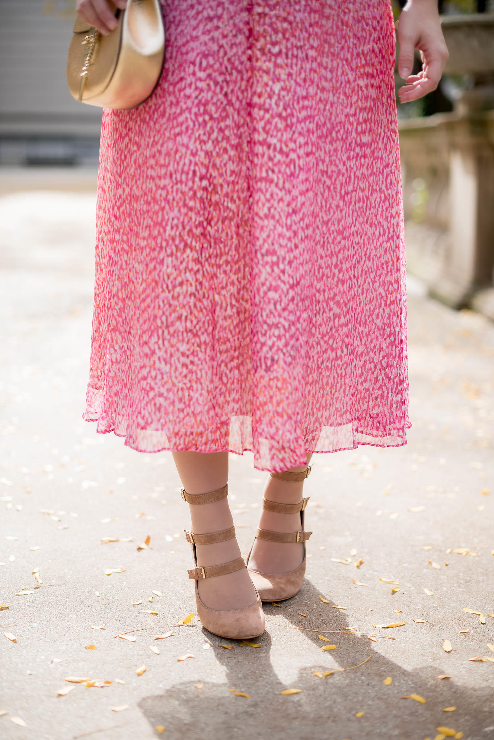 Pink LK Bennett Madison Dress Fall Style