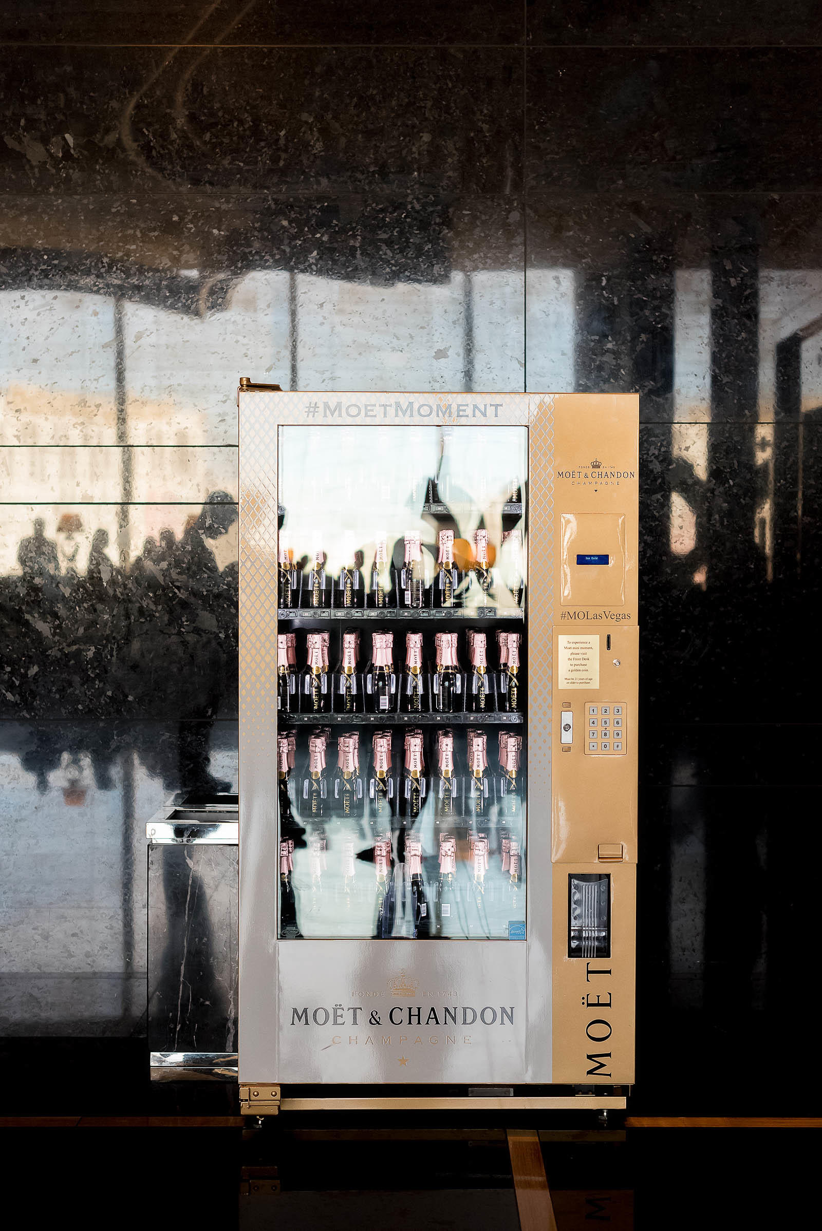 Moet & Chandon Champagne Vending Machine Vegas