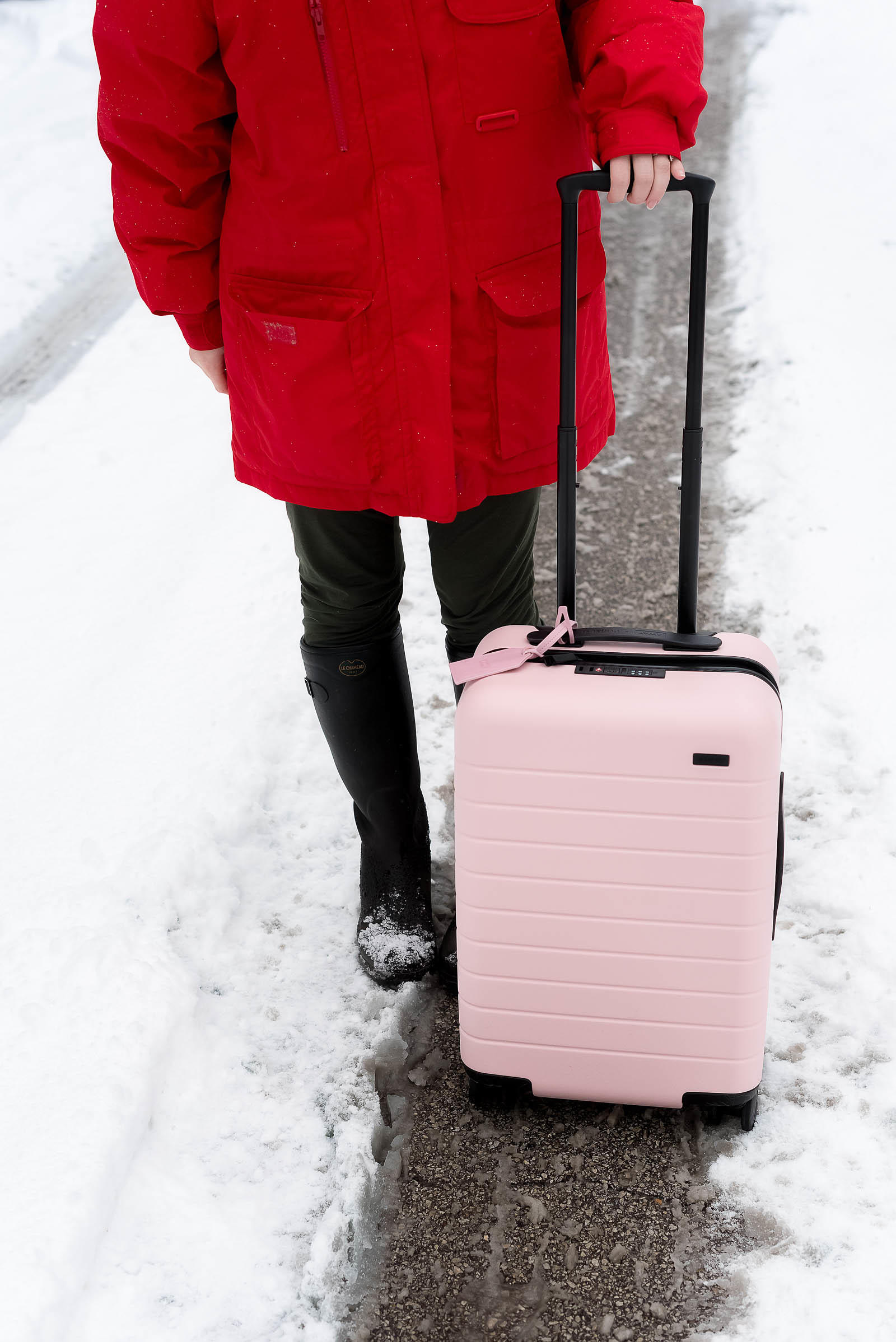 Away Pop Suki Pink International Carry - On Luggage