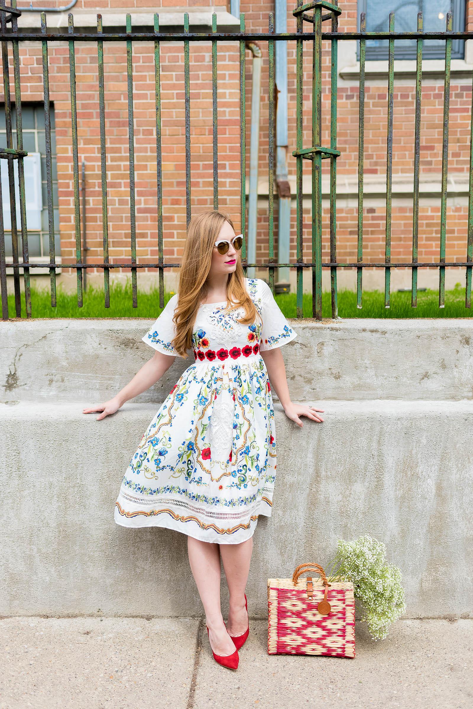 Mexican Floral Dress Style Inspiration