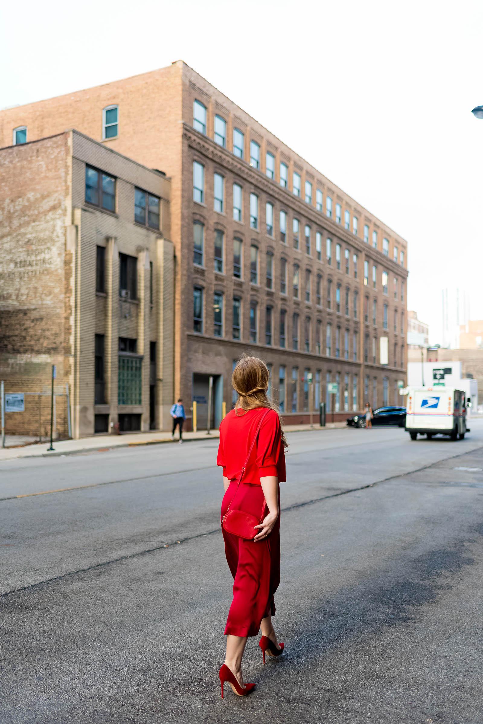 All Red Fall Outfit