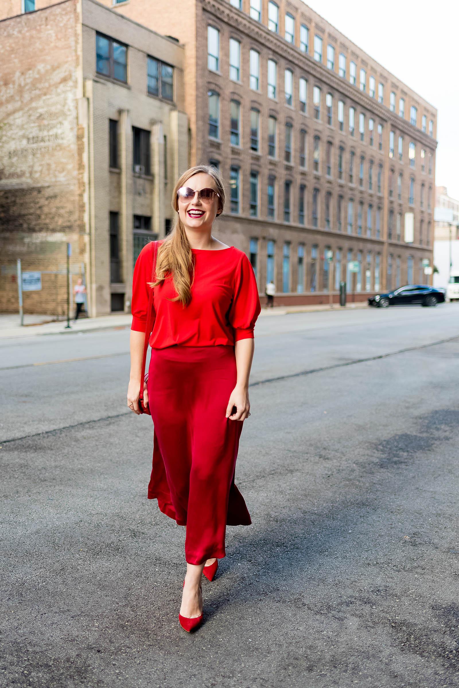 All Red Fall Outfit