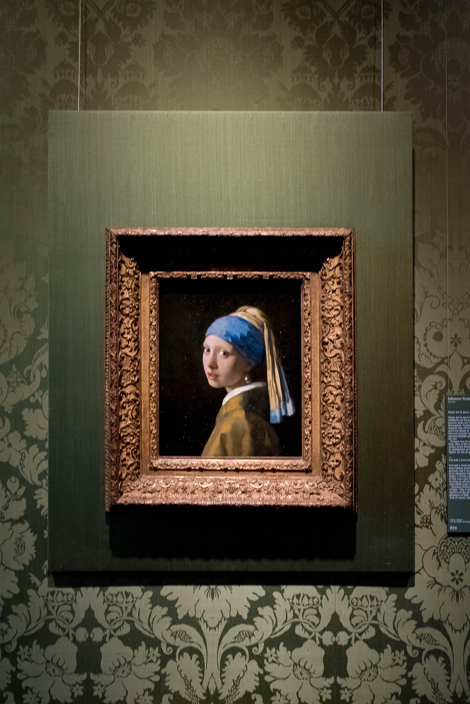 Vermeer's A Girl With A Pearl Earring Painting