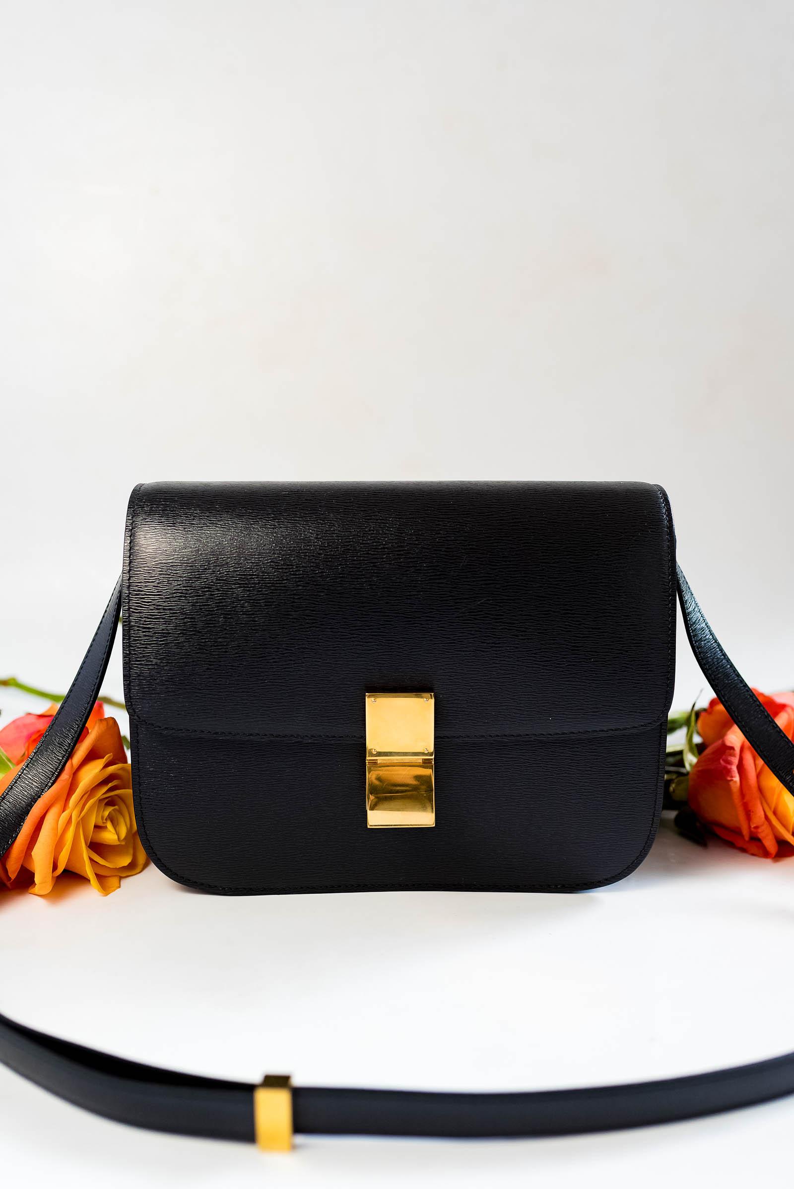 Céline Box Bag Review, 2015 Medium Black