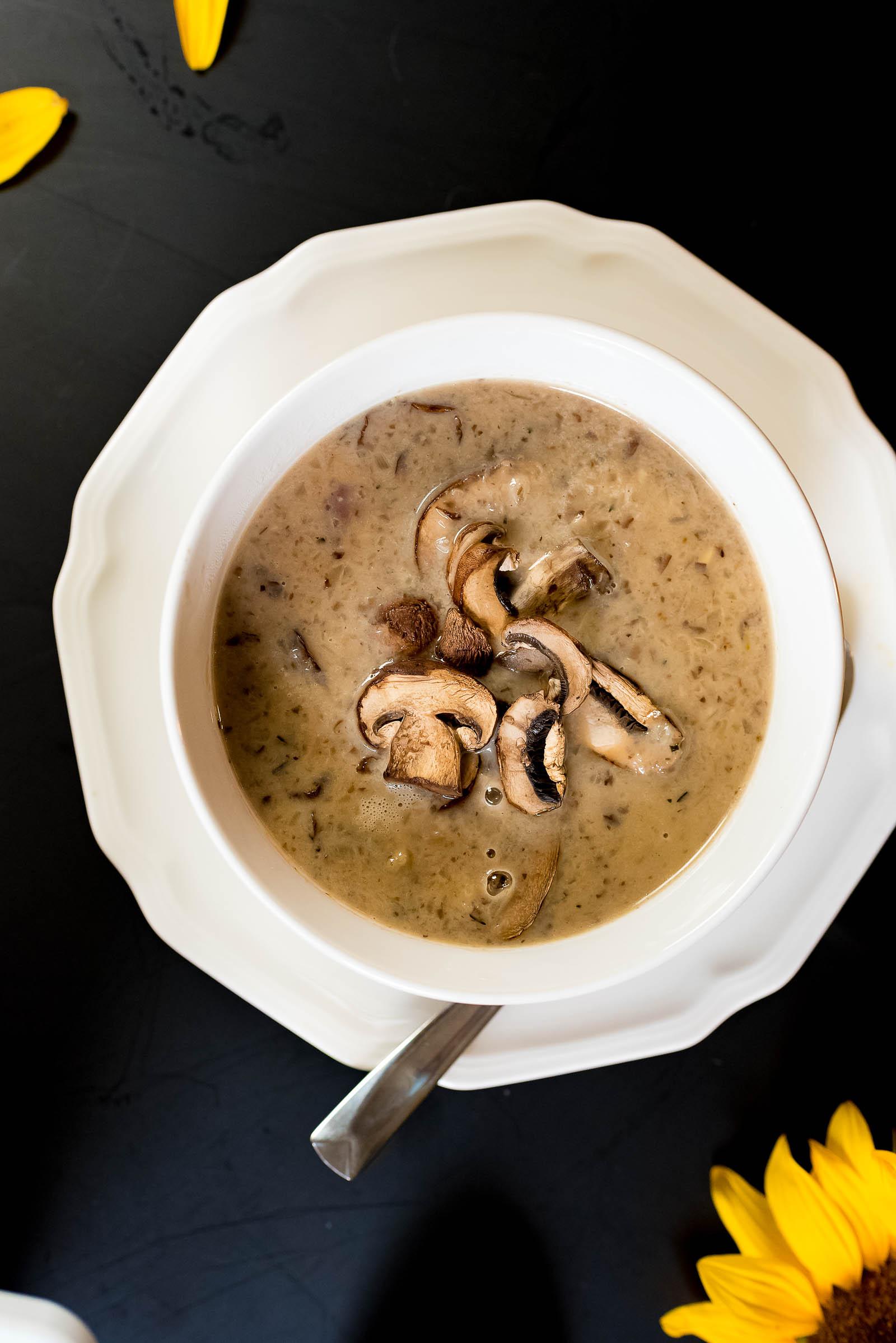 Mushroom Brie Soup Recipe