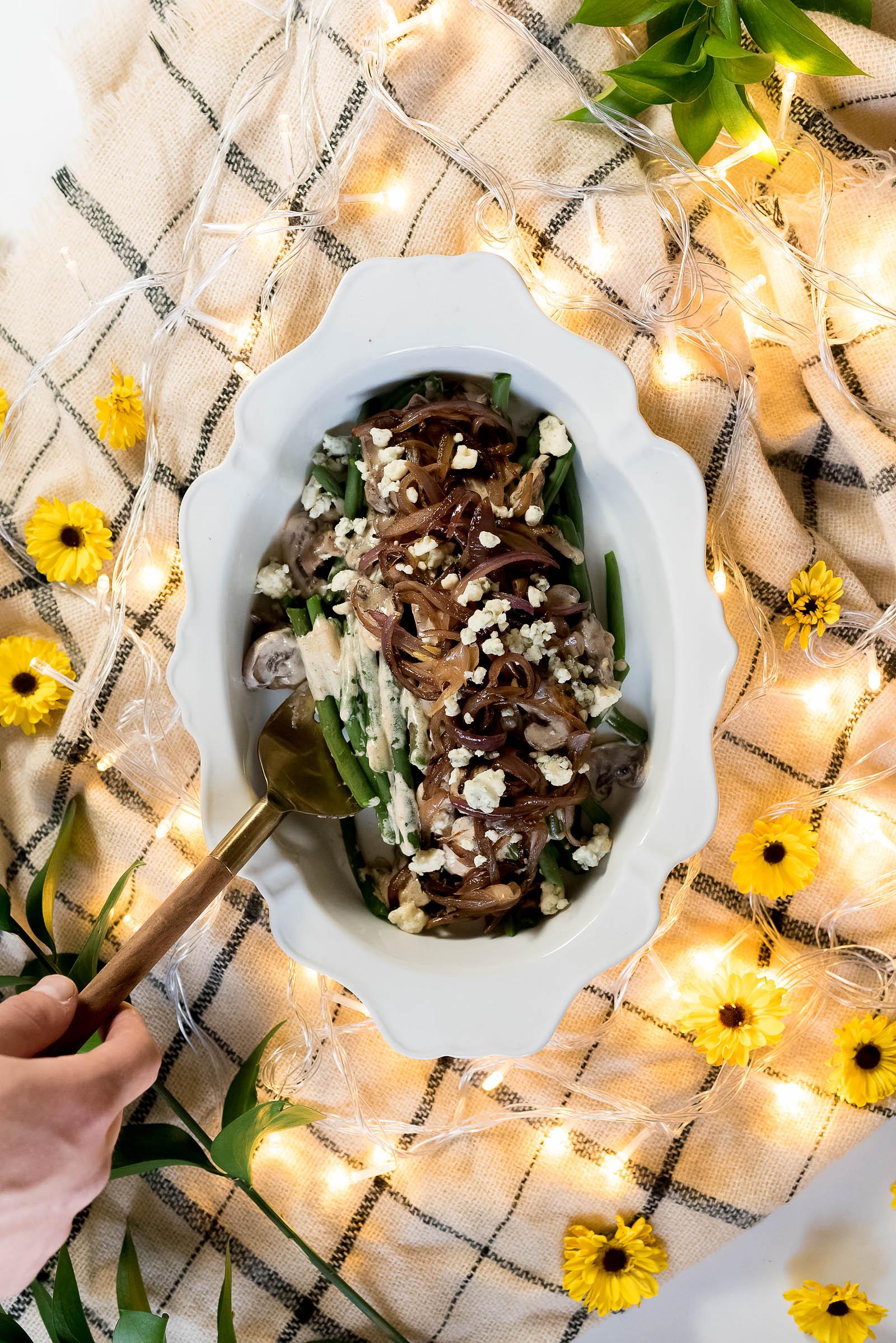Deconstructed Green Bean Casserole Thanksgiving Recipe