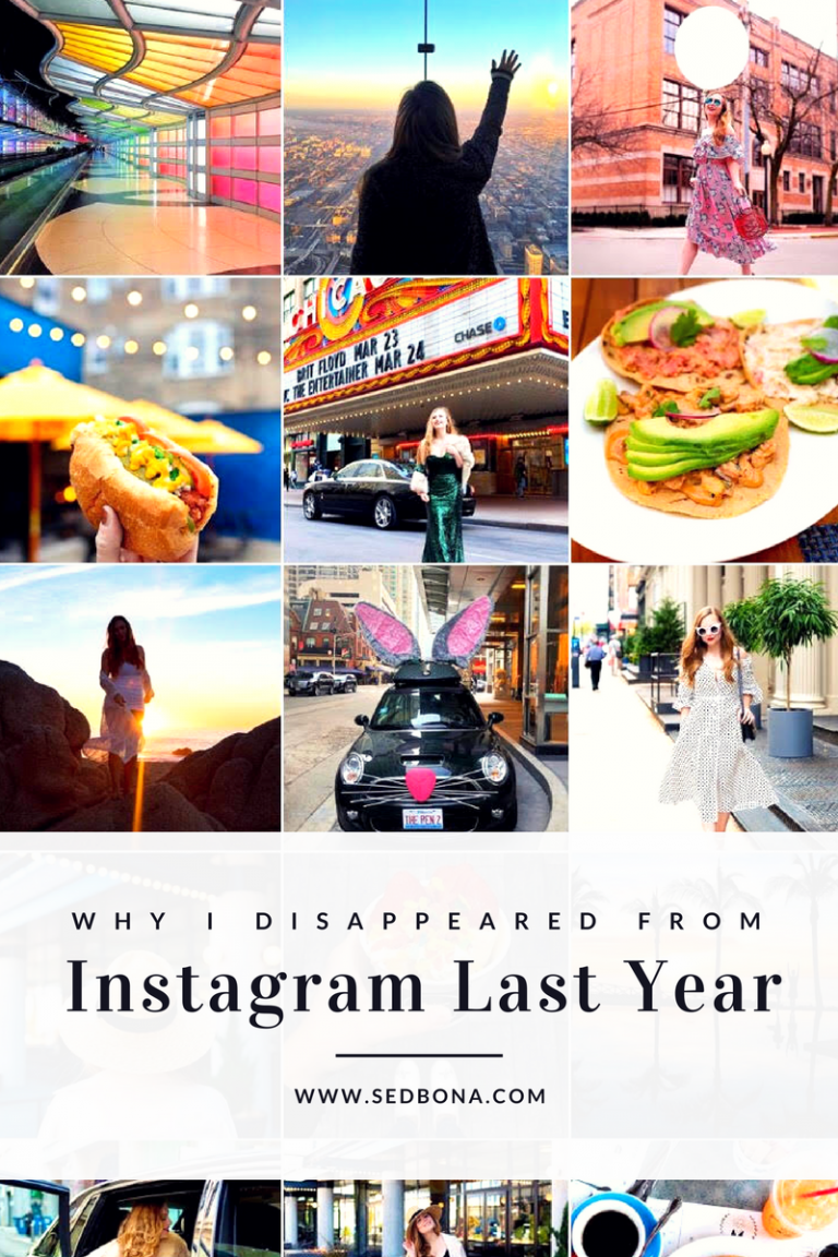 Why I Disappeared From Instagram Last Year Sed Bona