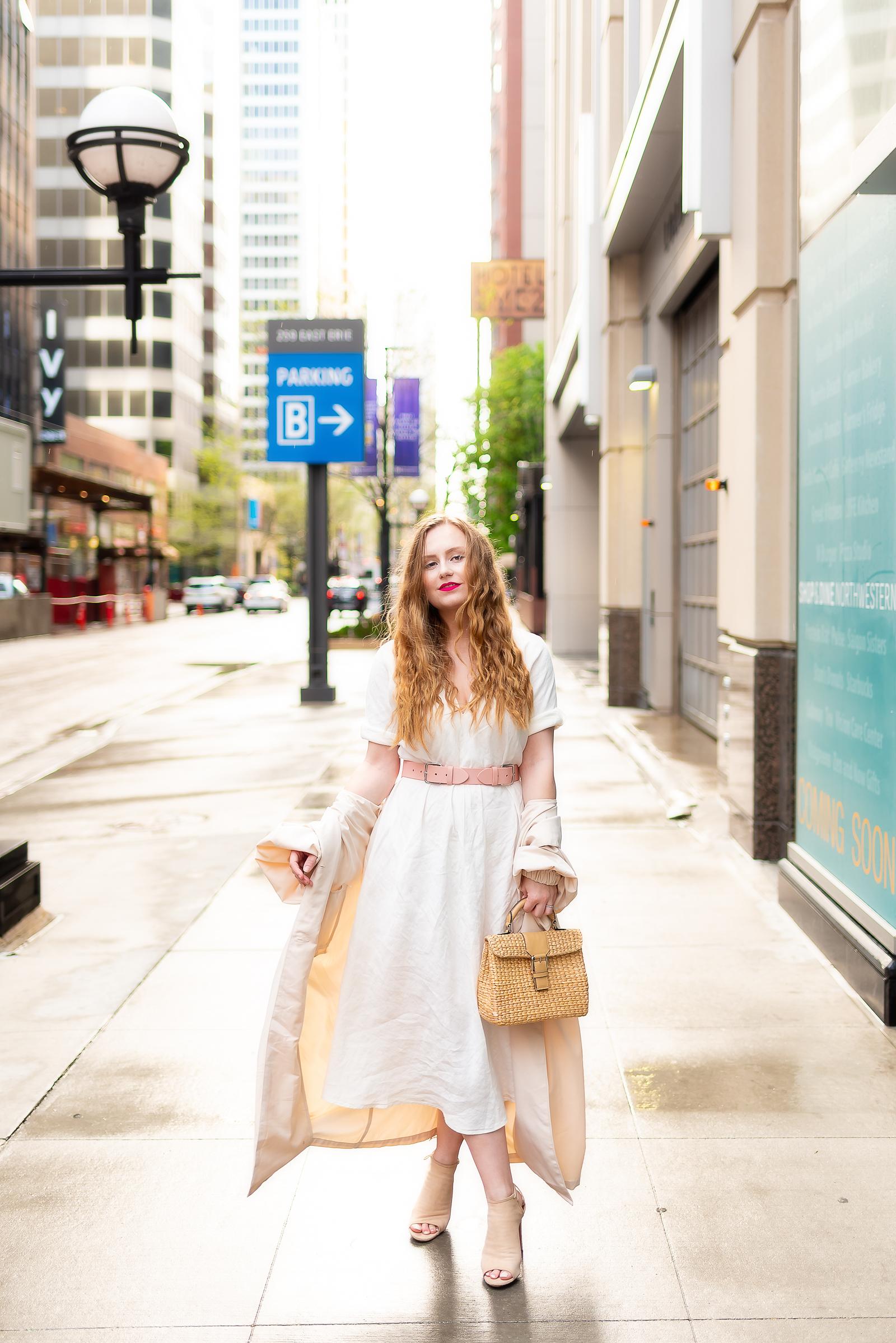 White Linen Spring Outfit