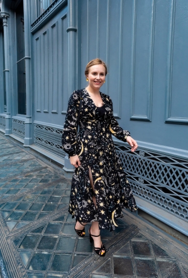 Star Print Soho NYC Outfit