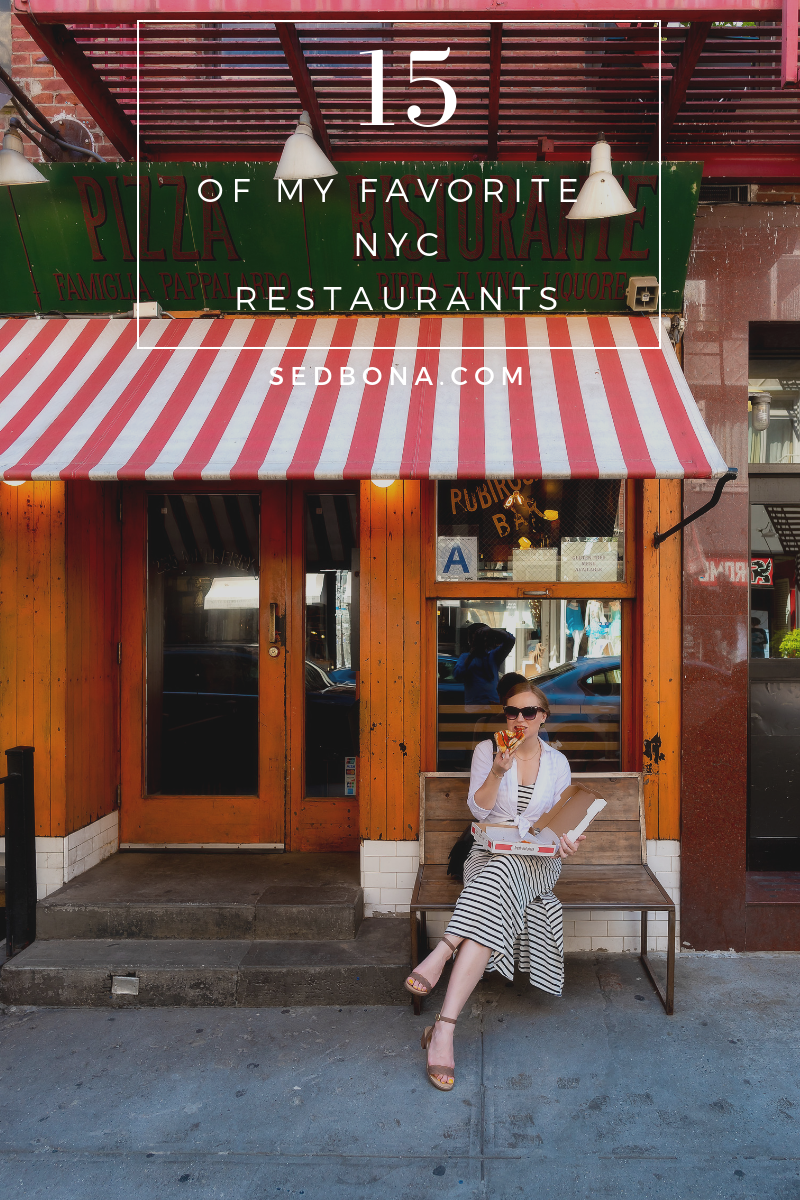 15 Favorite NYC Restaurants