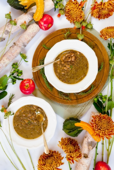 Lentil Bean Soup with Rosemary Recipe