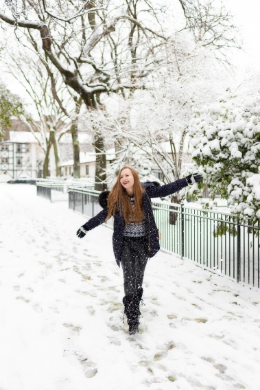 Navy Fair Isle Snow Outfit