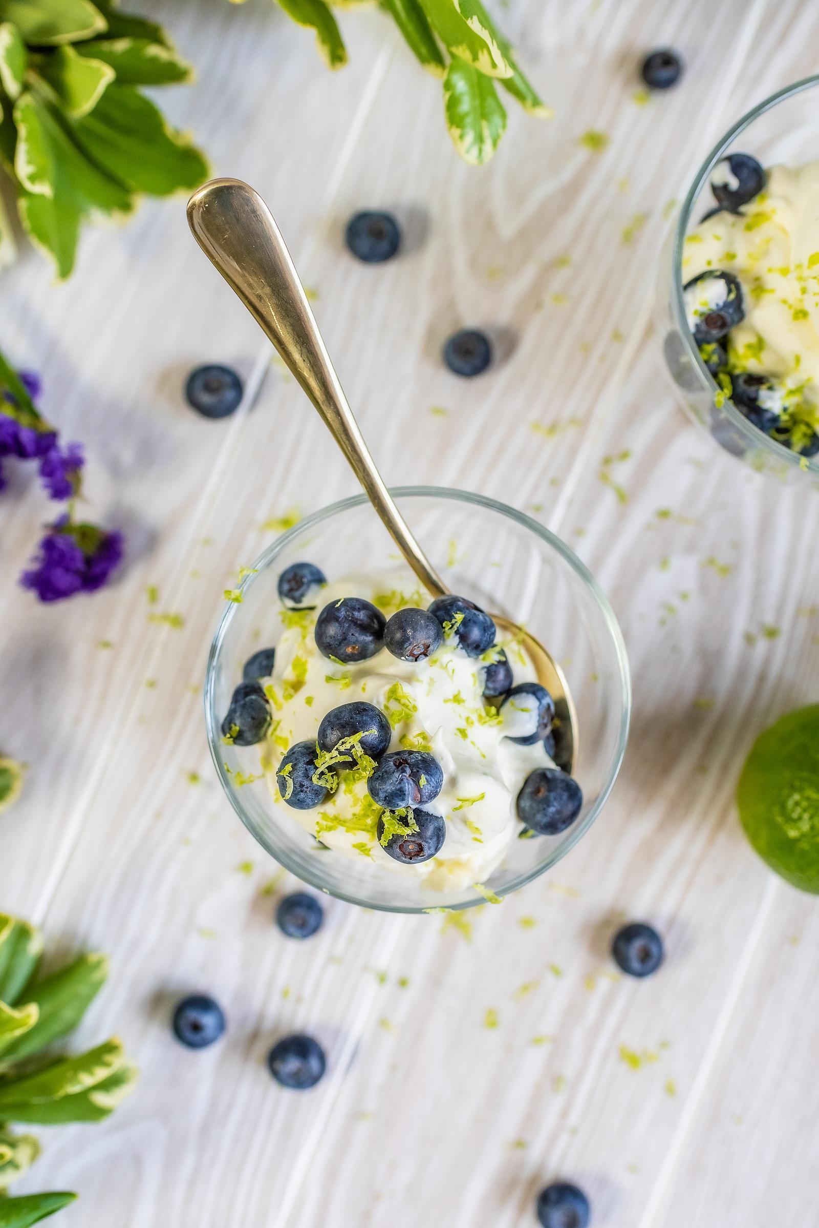 Blueberries & Whipped Cream Recipe