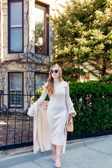 Nude Spring Trench Outfit
